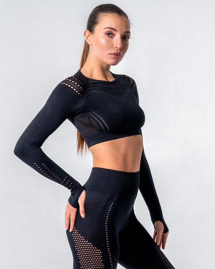 AURA | Mesh Performance Long Sleeve
