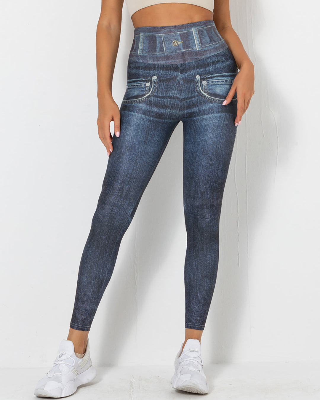 LYRIC | Faux Denim Leggings