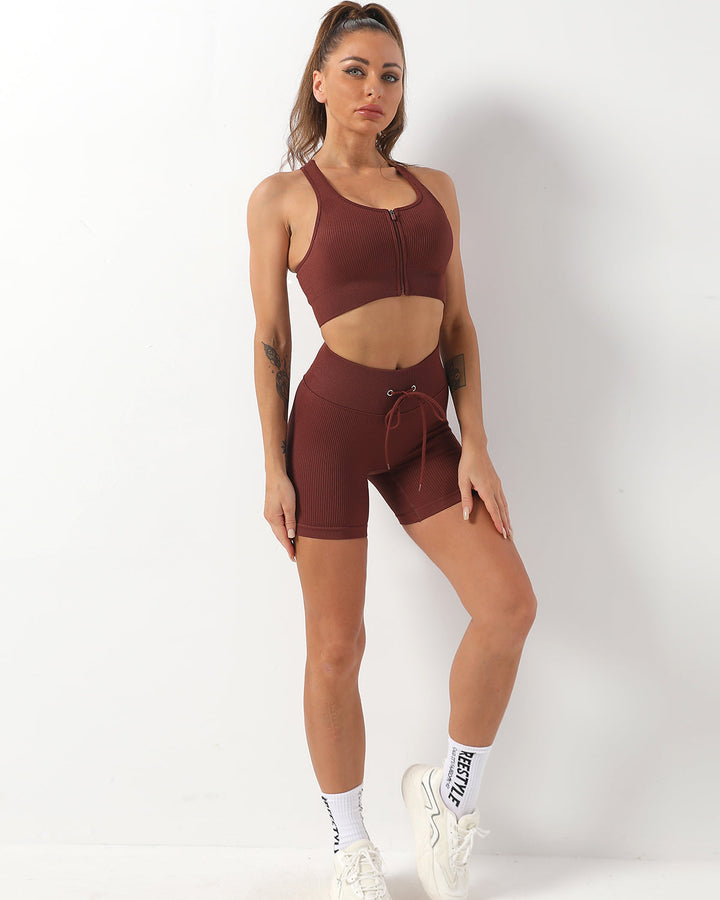 VELA | Ribbed Seamless Shorts