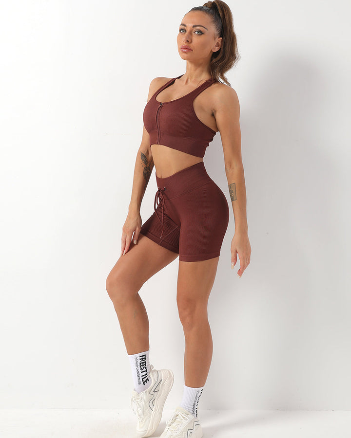 VELA | Ribbed Seamless Shorts