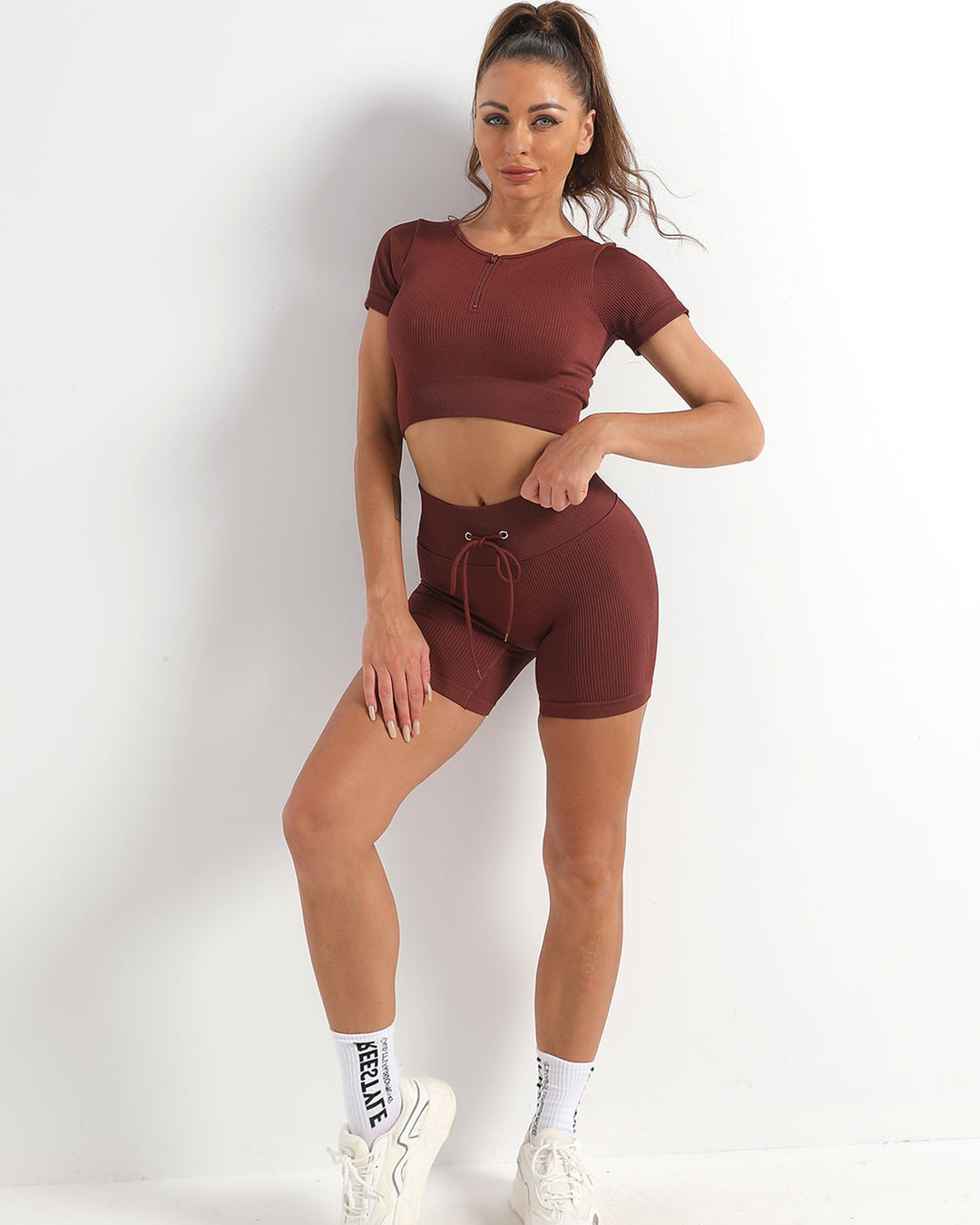 VELA | Ribbed Seamless Shorts