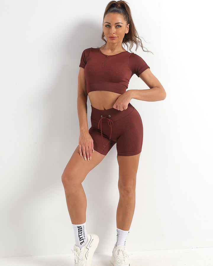 VELA | Ribbed Seamless Shorts